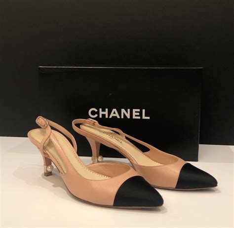 chanel slingback shoes buy|chanel ladies high heel shoes.